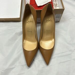 Christian Louboutin Brown Leather Heels